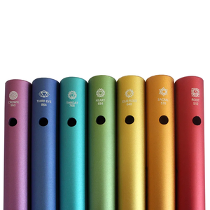 Tubos Metálicos <span class=keywords><strong>Wah</strong></span> <span class=keywords><strong>Wah</strong></span> de Siete Chakras para Sanación con Sonido, Meditación y Baño de Sonido, Precio al por Mayor - Product Image 1