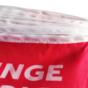 ธงสามเหลี่ยมแบบแขวน ขนาด 14x21 ซม. ปรับแต่งได้หลายขนาด ธงประดับแบบสายรุ้ง ธงสามเหลี่ยมผ้าโพลีเอสเตอร์ - Product Image 2