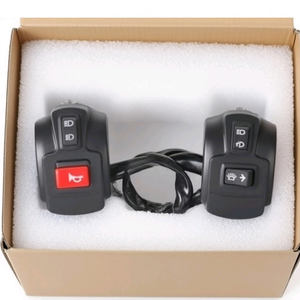 Ensemble d'interrupteurs universels de guidon de moto de 22mm pour klaxon de starter clignotant de phare interrupteur de démarrage électrique - Product Image 6