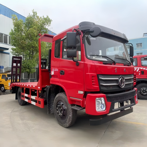 Camion <span class=keywords><strong>de</strong></span> <span class=keywords><strong>transport</strong></span> à plateau plat Dongfeng K6 4x2 avec rampe hydraulique, camion porte-voitures, transporteur <span class=keywords><strong>de</strong></span> véhicules lourds pour l'exportation - Product Image 2