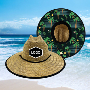 Atacado Pode Ser Personalizado Private Label Grande Brim Impresso Chapéu De Palha Survival <span class=keywords><strong>Hat</strong></span> Sunscreen Outdoor Travel Unisex <span class=keywords><strong>Straw</strong></span> <span class=keywords><strong>Hat</strong></span>