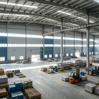 Kits de construction d'entrepôts en acier avec structure légère pour atelier de stockage, hangar, bâtiment industriel