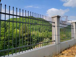 Toptan demir çit panelleri fabrika doğrudan sıcak satış OEM ODM dekoratif Metal ferforje çit galvanizli çelik çit - Product Image 2