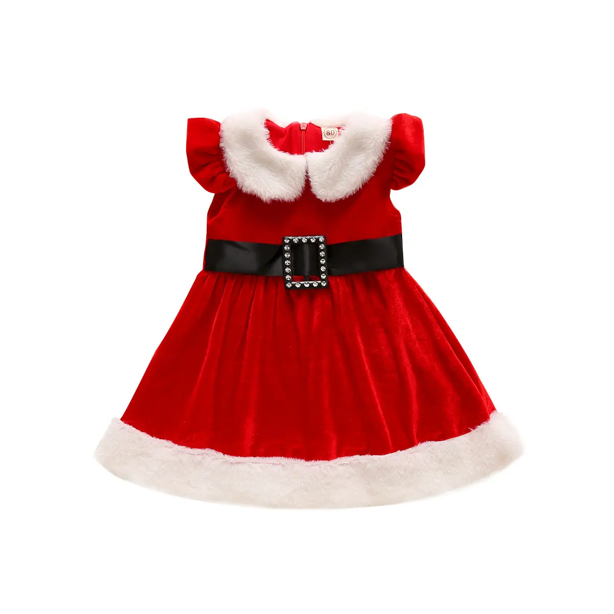 Winter Christmas Dress for Toddler Girls Ins Style Princess Dress for Baby Girls