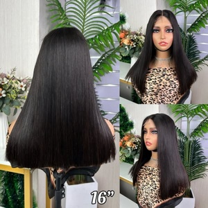 วิกผมบ๊อบตรงแบบ Sdd Bone Straight  วิกผมแท้แบบ Super Double Drown  วิกผมตรง HD Lace Closure ขนาด 5x5 - Product Image 3