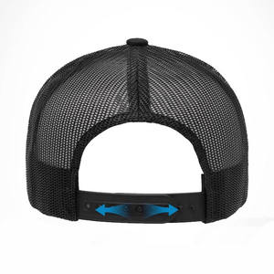 カスタマイズされた男性6パネルコットン無地低プロファイルマルチカラーブラックトラック帽子 - Product Image 2