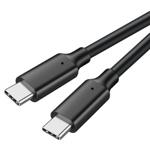 Type-C To Type-C Data Cable 60W Fast Charging PD Support For Mobile Phone Computer <b>Camera</b> Black 10-Core Cable - Product Image 1
