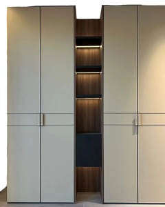 <span class=keywords><strong>Armario</strong></span> de <span class=keywords><strong>Madera</strong></span> Ultra Estrecho para Invitados, Ahorra Espacio, con Diseño 3D Gratuito, Ideal para Almacenamiento Interior Ultra Compacto - Product Image 2