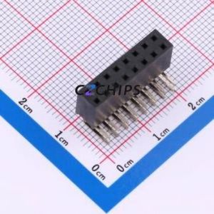 HC-PM254-8.5H-2x8PW Pin Socket Bent Lead Through Hole,P=2.54mm Connector 2x8P 2.54mm 2.54mm Square Hole - Product Image 1