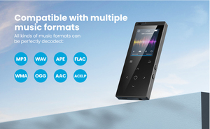 Lecteur MP3 BENJIE M3 à boutons tactiles, directement de l'usine, Bluetooth 5.0, radio FM, enregistreur vocal, prend en charge les cartes TF jusqu'à 32 Go, lecteur de musique portable - Product Image 4