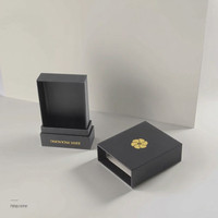 Caja de Regalo de Cartón de Lujo a Precio de Fábrica, con Forro de Esponja, Tapa Deslizante, Logotipo Personalizado, Cintas para Joyería, Óptima para Regalos