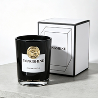 Offre Spéciale – Pot à bougie en verre transparent rond vide de 100 ml avec couvercle personnalisé pour parfums d'ambiance