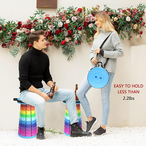 Sillas Plegables Ligeras de Plástico, Imprescindibles para Campamentos y Senderismo en Todas las Estaciones - Product Image 4