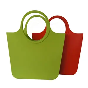 Горячая продажа высокое качество водонепроницаемый Летняя женская силиконовая пляжная сумка