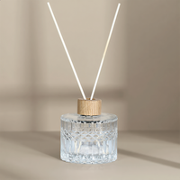 Bouteilles diffuseurs de parfum en verre personnalisées en usine, 50 ml à 300 ml, carrées, logo personnalisé, couleur disponible, durables, écologiques, toutes saisons