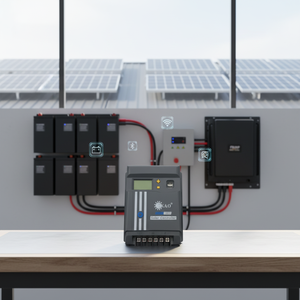 Controlador de Carga Solar IKAO MRHG-<span class=keywords><strong>IKM</strong></span> MPPT 50A/60A/80A 12V/24V/48V AUTO con Pantalla LCD, Salida USB y Monitoreo Remoto a través de RJ45/RS485 - Product Image 3