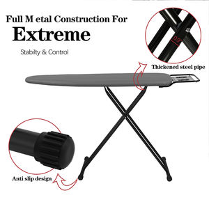 Papan Setrika Lipat Pakaian Ukuran Besar Universal Profesional untuk Rumah Tangga dengan Permukaan Jaring - Product Image 5