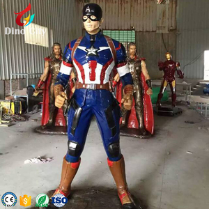 Personaje de la película de dibujos animados héroe estatua de fibra de vidrio de la figura - Product Image 4