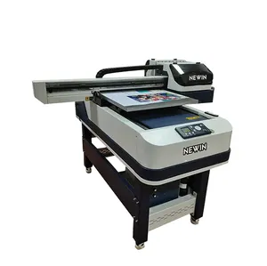 custom portable high quality small format uv 6090 printer with 3 pcs i3200 heads for bag and mylar bags sacket