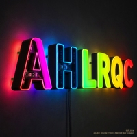Insegna Luminosa LED RGB 3D Personalizzata in Acrilico per Bar, Centro Commerciale, Negozio, Auto, Decorazione per Feste
