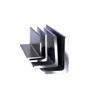 Fábrica vendendo ASTM 201 303 304 310 ângulos inoxidáveis para Multi Purpose igual aço ranhurado ângulo para Material de Construção