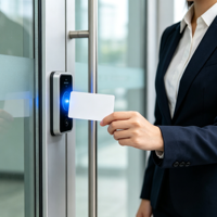 Carte d'accès NFC haute fréquence personnalisée pour le contrôle d'accès autorisé et l'identification sans contact