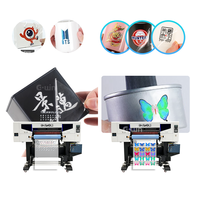 Impresora UV DTF de inyección de tinta de alta calidad XP600*3 con cabezal de impresión de 24 pulgadas, plotter de etiquetas rollo a rollo, película A/B, 2 en 1