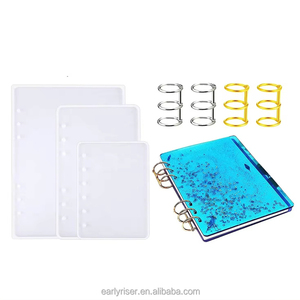 Moule de couverture de cahier Early Riser pour la coulée de résine époxy bricolage <span class=keywords><strong>Silicone</strong></span> moules en <span class=keywords><strong>Silicone</strong></span> transparent outils de gâteau Moule <span class=keywords><strong>Silicone</strong></span> - Product Image 3