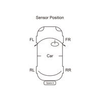 Capteur TPMS numérique MATA C modèle 9-12V avec autonomie de batterie de 2 à 5 ans pour allume-cigare de voiture, adaptation universelle Ute 4WD