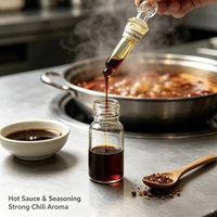 Extrait de Capsicum Liquide Naturel Pur Soluble dans l'Huile, Haute Stabilité, Qualité Alimentaire pour Saucisses, Viandes en Conserve et Marinades BBQ