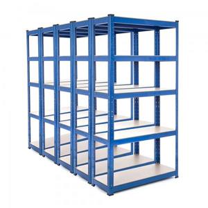 Scaffale Metallico a 5 Ripiani in Acciaio Inox Galvanizzato Sistema di Scaffalature per Garage - Product Image 5