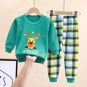 Déstockage Pyjamas pour enfants et tout-petits garçons, ensemble 2 pièces haut et pantalon, 100% coton, vêtements de nuit pour enfants garçons - Product Image 6