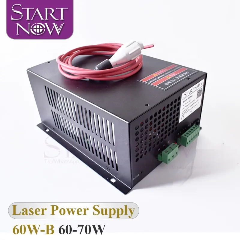 Startnow 60W-B Potenza del Laser di Alimentazione Con Porta di Rete 70W Generatore di MYJG-60 Per 60W CO2 Tubo Del Laser Incisione di Taglio di Parti di macchine