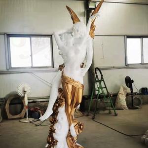 Statue nue en fibre de verre, pour homme et femme, décoration, jardin ancien <span class=keywords><strong>grec</strong></span> Eros, Cupido nus, Sculpture en résine sculptée à la main - Product Image 4