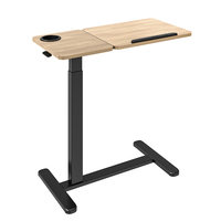 NOUVEAU Bureau mobile sur roulettes pour ordinateur portable, réglable en hauteur, pneumatique, pour la maison ou le bureau, éco-responsable, moderne, à placer au-dessus du lit ou au chevet