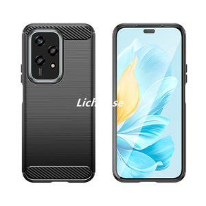 Licicase เคสกันกระแทกลายคาร์บอนไฟเบอร์, สำหรับ Honor Magic 7 Pro เคสป้องกัน TPU แบบยืดหยุ่น - Product Image 3