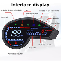 Compteur de vitesse numérique DM200 pour motos XR190L CRM250 Zhanyu 150 GY200