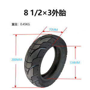 1/2x3.0 pneu pneumatique 8.5x3.0 pour Scooter électrique 8.5 pouces 1/2x3 <span class=keywords><strong>chambre</strong></span> <span class=keywords><strong>à</strong></span> <span class=keywords><strong>air</strong></span> améliorée accessoires de pneu extérieur - Product Image 3