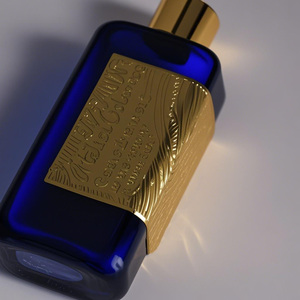 Lusso in rilievo Logo <span class=keywords><strong>Klein</strong></span> blu bottiglia di profumo e confezione con borsa - Product Image 4