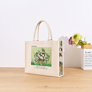 <span class=keywords><strong>Van</strong></span> <span class=keywords><strong>Gogh</strong></span> White Rose Bolsas con forro <span class=keywords><strong>de</strong></span> lona impermeable <span class=keywords><strong>de</strong></span> gran capacidad para uso en todo tipo <span class=keywords><strong>de</strong></span> clima Patrón <span class=keywords><strong>de</strong></span> letras para <span class=keywords><strong>la</strong></span> vida diaria - Product Image 5