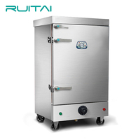 RUITAI Cuiseur vapeur commercial électrique en acier inoxydable 220V/380V pour maïs doux, pains, pommes de terre, dim sum, poulet, tamales et riz