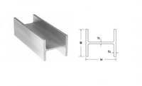Viga de Acero al Carbono Sin Aleación de Alta Calidad, Estándar ASTM, Laminada en Caliente, Grado S235JR-S355J2, Dimensiones Personalizadas, Precio de Fábrica