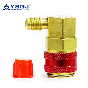 एयर कंडीशनिंग फिटिंग कनेक्टर R1234yf से r1234yf कार एसी कई गुना गेज उच्च और कम दबाव त्वरित कूपलर एडाप्टर - Product Image 5