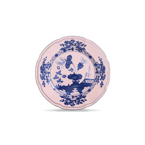 Pink and Blue Vintage Design <b>Ceramic</b> <b>Plates</b> Set Luxury Porcelain Dinnerware Sets for Family Wholesale - Product Image 5