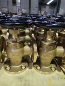 Vannes d'angle en bronze 5K JIS F7302 pour applications marines - Product Image 5