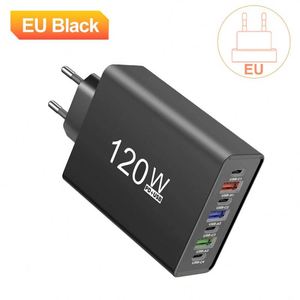 4Type-C + 3USB Multi-Interface Travel Fast Charging Mobile Phone Charger with QC3.0/PD2.0 20W Output - Product Image 6