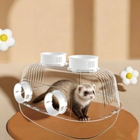 Cage de luxe pour furets, grande cage en acrylique pour hamsters d'intérieur, ensemble complet, vente en gros OEM Guangdong