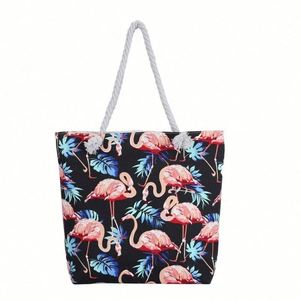 Sac en toile de grande capacité avec logo personnalisé imprimé en gros de haute qualité, sac fourre-tout en toile avec logo personnalisé - Product Image 1