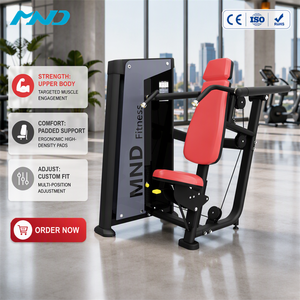 Machine à presser les épaules avec dossier MND FH06 – Spécialement conçue pour l'entraînement des épaules en salle de sport commerciale et club de fitness – Durable - Product Image 1