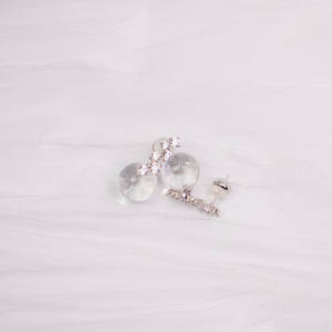 Pendientes de Plata Bañada con Diseño Bohemio de Cielo Estrellado y Ojo de Gato, con Diamantes y Cerezas, para Mujer, Venta al por Mayor - Product Image 2